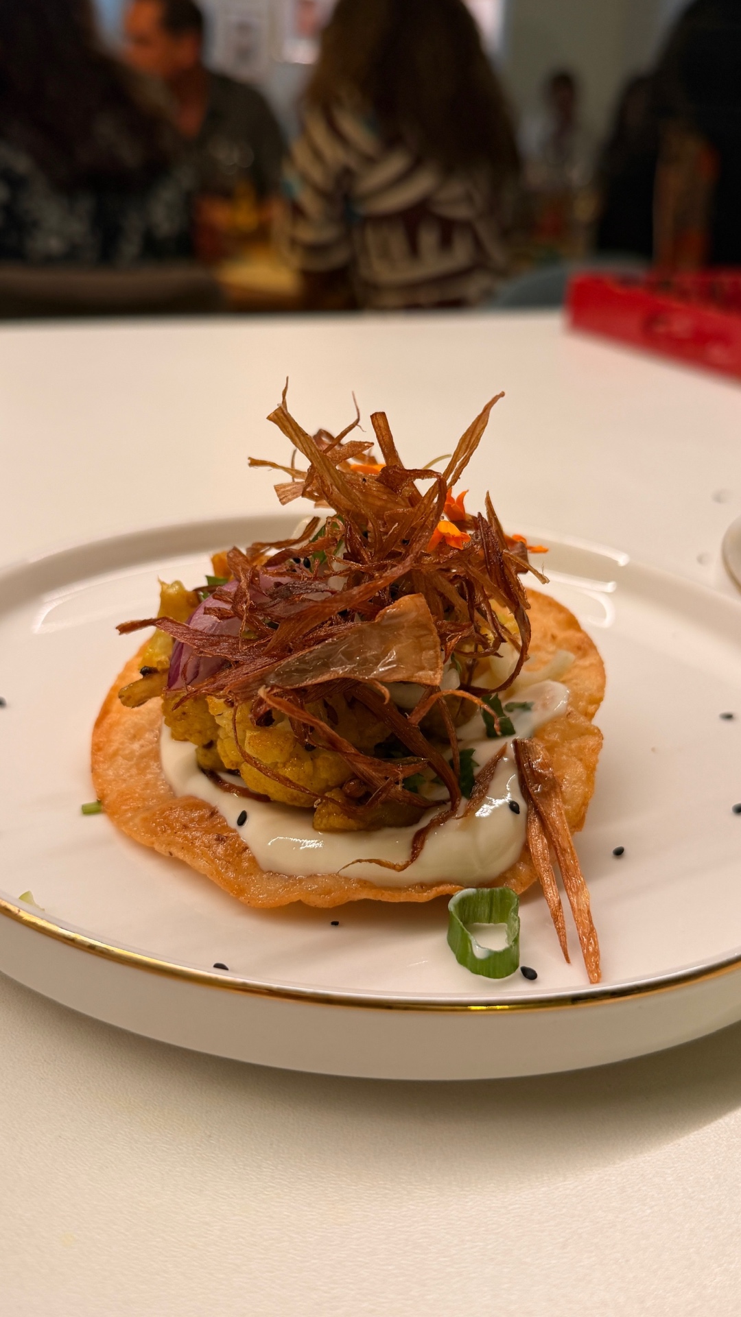 A plated private dining course