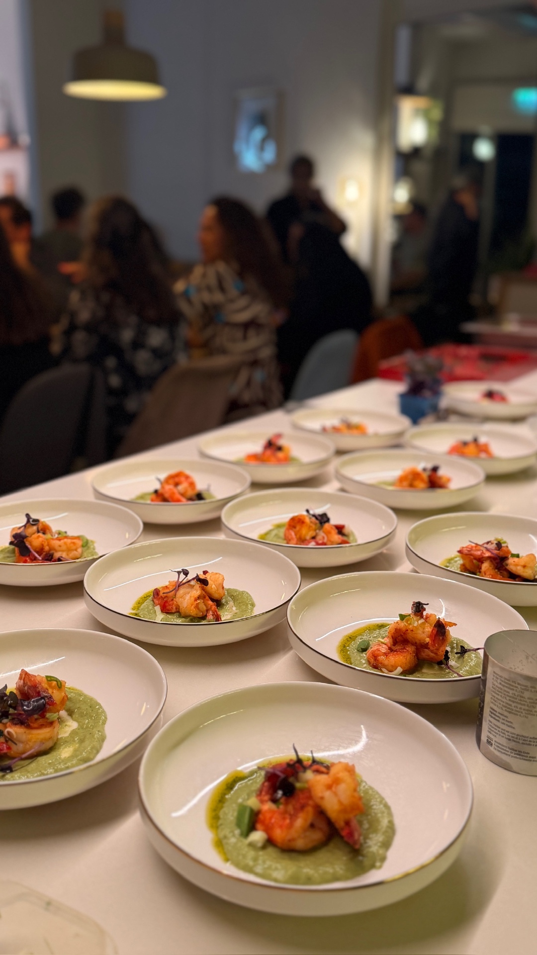 A pop-up kitchen in action